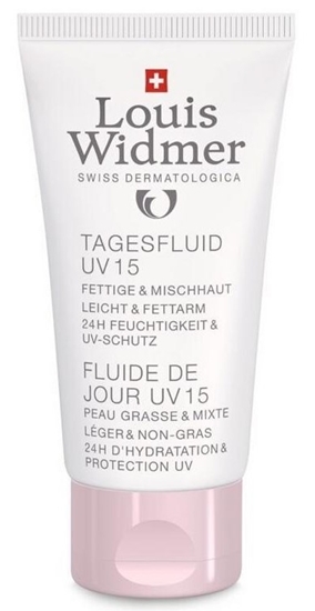 LOUIS WIDMER DAG FLUID UV15 MET PARFUM 50ML